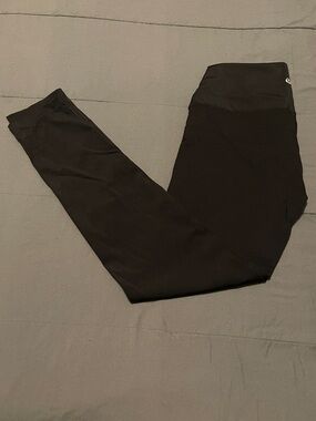lululemon athletica Black Athletic Leggings with Logo